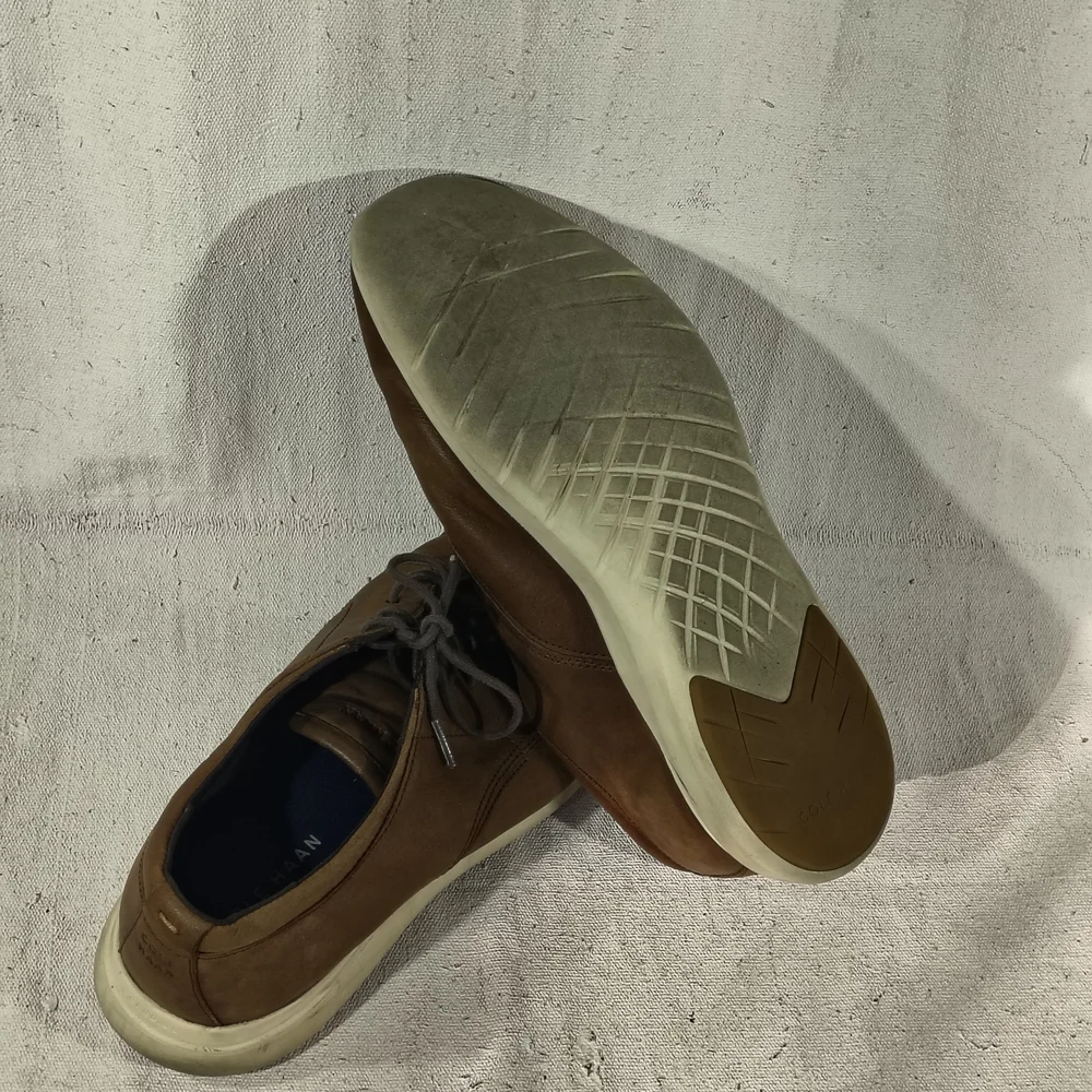 Cole Haan Men's Size 10 Tan Lace Up Leather Oxfords